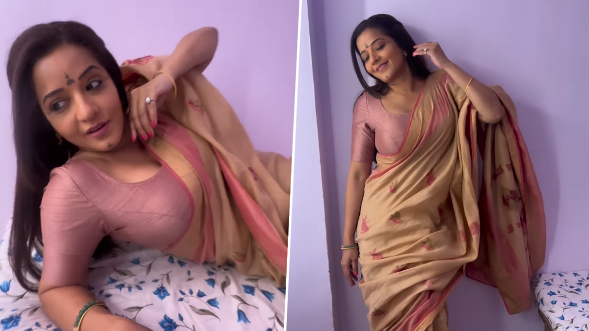 Monalisa Hot Video: শাড়ির ফাঁকে উঁকি দিচ্ছে বক্ষযুগল, হট বৌদি মোনালিসা ঘুম কাড়লেন ঠাকুরপোদের, দেখুন ভিডিয়ো