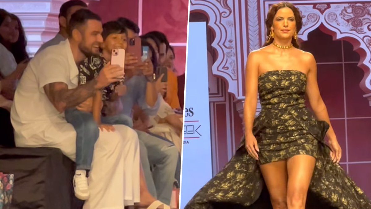 Natasa Stankovic and Aleksandar Alex Video: প্রেমে গদগদ, ফ্যাশন মঞ্চে হাঁটছেন নাতাশা, দর্শক আসনে 'প্রেমিকার' ছেলে অগস্ত্যকে কোলে বসিয়ে উপভোগ করছেন আলেকজান্ডার, ভিডিয়ো হু-হু ভাইরাল