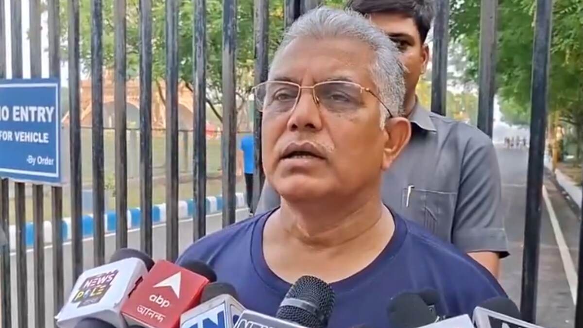 Dilip Ghosh: 'এটা শান্তি ও অহিংসার দেশ, সন্ত্রাসবাদ মেনে নেব না' ; দিলিপ ঘোষ