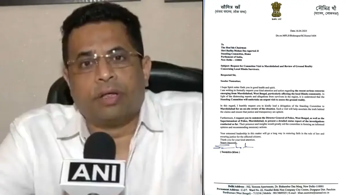 Murshidabad Violence: মুর্শিদাবাদ পরিদর্শনের জন্য স্বরাষ্ট্র মন্ত্রকে চিঠি পাঠালেন বিজেপি সাংসদ সৌমিত্র খাঁ