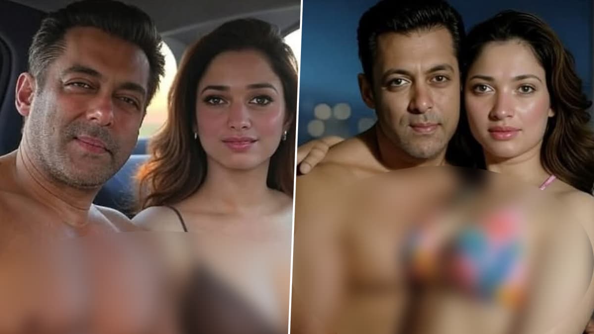 Salman Khan and Tamannaah Bhatia Private Photo: শার্টলেস সলমন জাপটে রয়েছেন বিকিনিতে তমান্নাকে, দক্ষিণী সুন্দরীর সঙ্গে ভাইজানের অন্তরঙ্গ ছবিটি আসল নাকি ভুয়ো?
