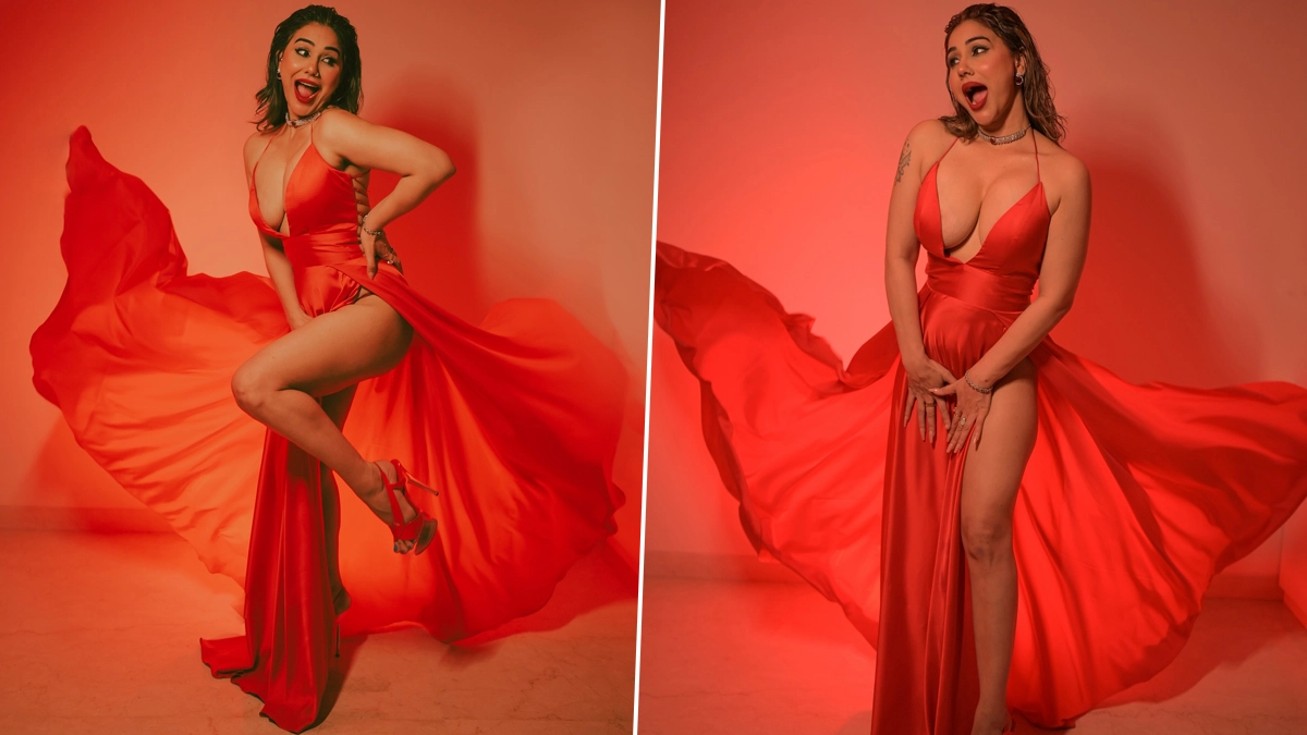 Kangna Sharma Sexy Video: হাওয়ায় উড়ল বুক চেরা লাল গাউন, আর একটু হলেই বেরিয়ে পড়ছিল গোপনাঙ্গ