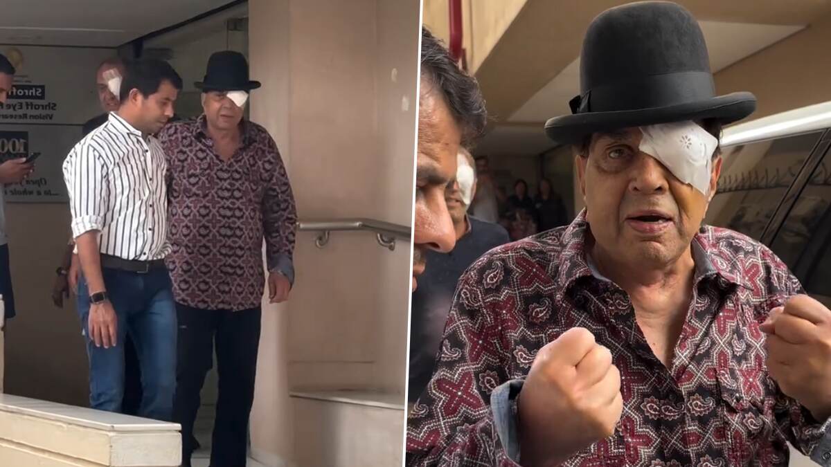Dharmendra Undergoes Eye Surgery: ডান চোখ ব্যান্ডেজে ঢাকা, একাই হাসপাতালে এসে অস্ত্রোপচার করালেন ৮৯-র ধর্মেন্দ্র