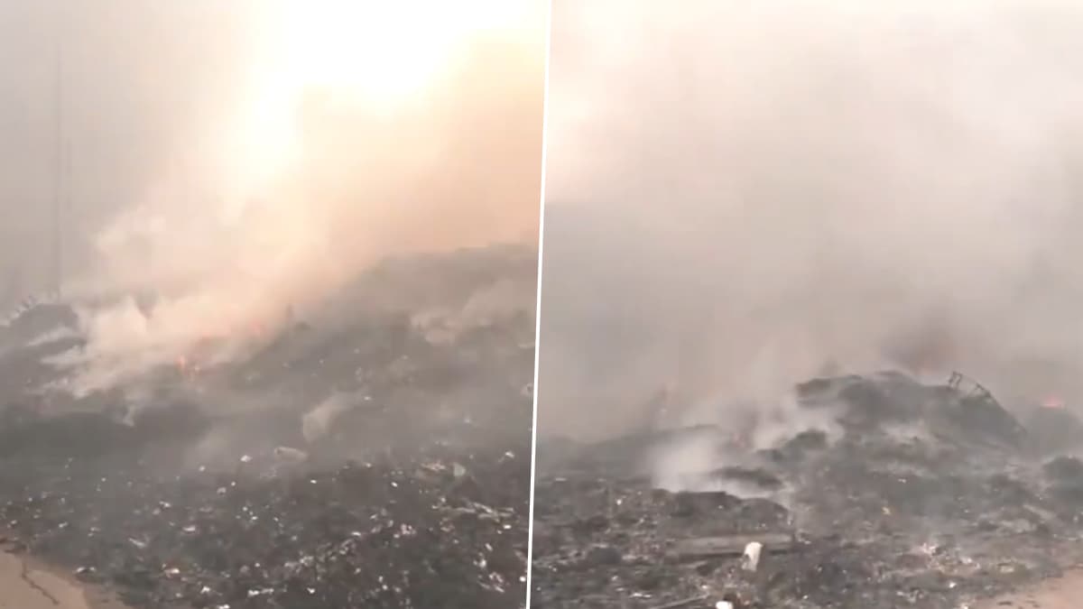 Dhapa Fire: কালো ধোঁয়া ঢেকেছে গোটা এলাকায়, ধাপায় ভয়াবহ অগ্নিকাণ্ডের ঘটনা, দেখুন ভিডিয়ো