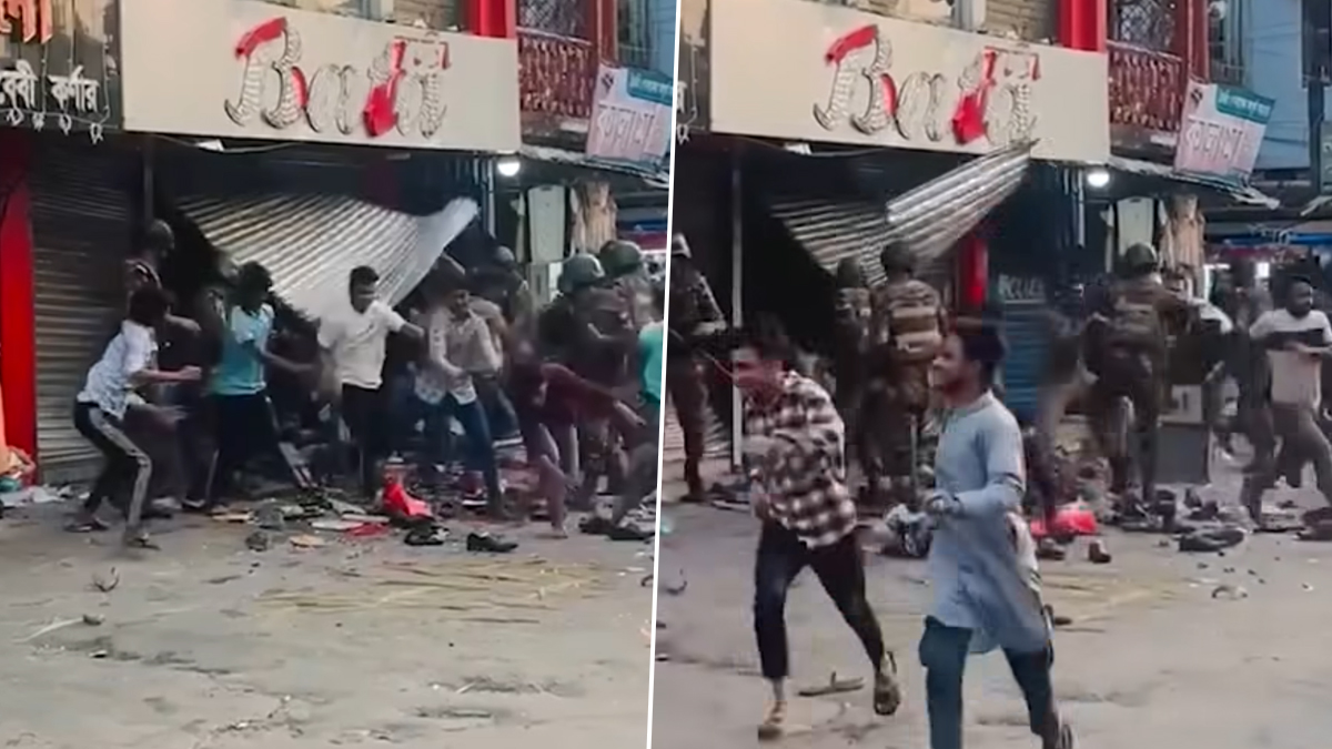 Sylhet Bata Showroom Vandalize: বিক্ষোভের সুযোগে সিলেটে বাটার শোরুম লুঠের চেষ্টা, দেখুন ভিডিয়ো