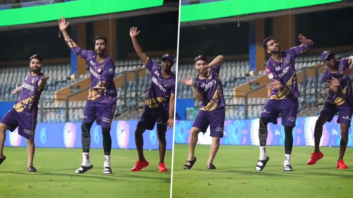 KKR Players Dancing Video, IPL 2025: কেকেআরের রেকর্ড জয়ের পর ভাইরাল গানে নাচ রিঙ্কু, ভেঙ্কটেশদের; দেখুন ভিডিও