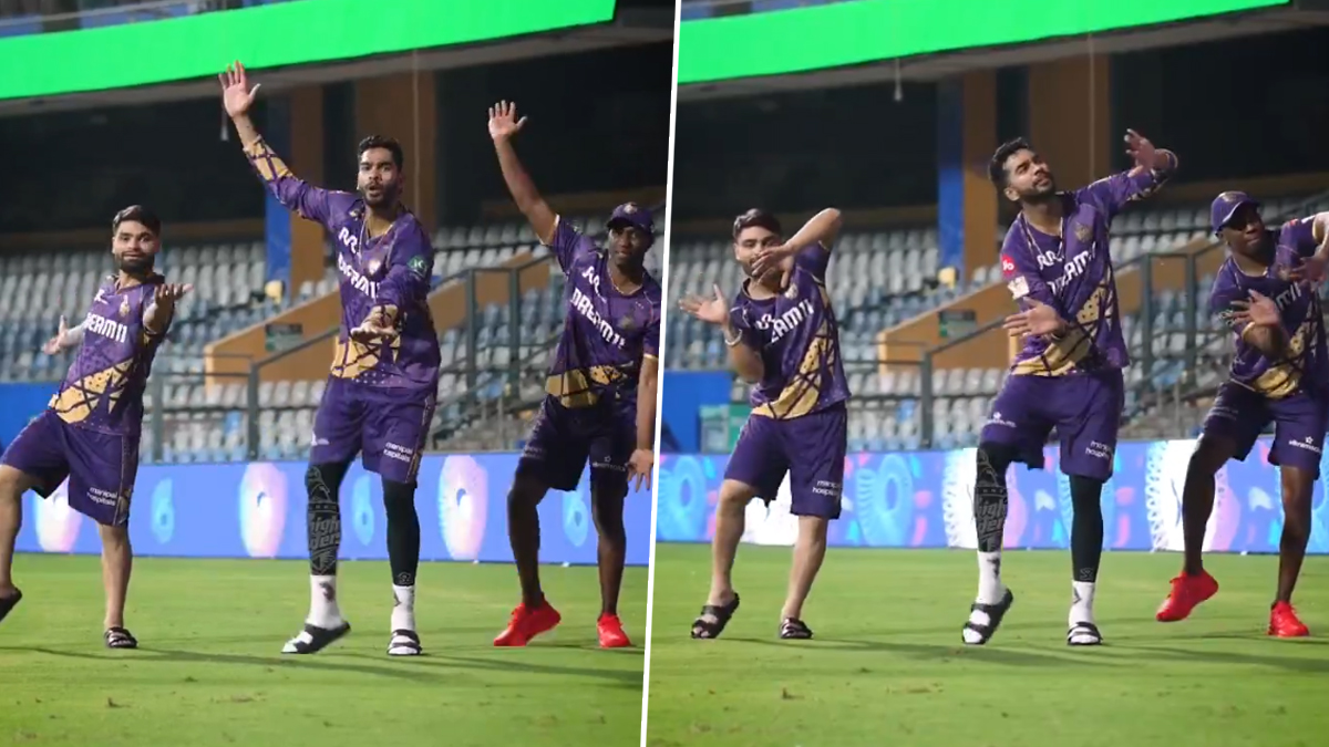 KKR Players Dancing Video, IPL 2025: কেকেআরের রেকর্ড জয়ের পর ভাইরাল গানে নাচ রিঙ্কু, ভেঙ্কটেশদের; দেখুন ভিডিও