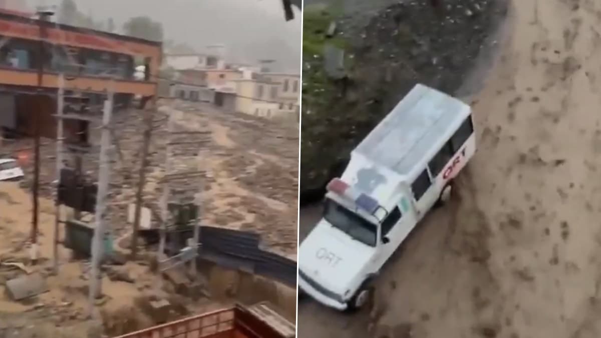 Cloudburst, Landslide In Ramban: কাশ্মীরে মেঘভাঙা বৃষ্টি,  ধ্বসে ভেঙে, ভেসে গেল সব, দেখুন ভয়াবহ ভিডিয়ো
