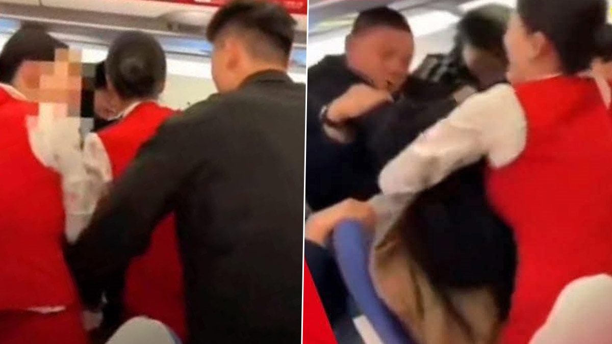 Viral Video From Flight: সহযাত্রীর গায়ে গন্ধ কেন, বিমানকর্মীর শরীর কামড়ে ছিঁড়ে দিলেন যাত্রী, দেখুন ভিডিয়ো