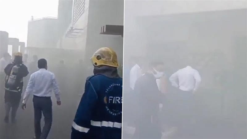 Hyderabad Hotel Fire Video: গলগল করে বেরোচ্ছে ধোঁয়া, আগুন লাগল বিলাসবহুল হোটেলে, দেখুন ভিডিয়ো