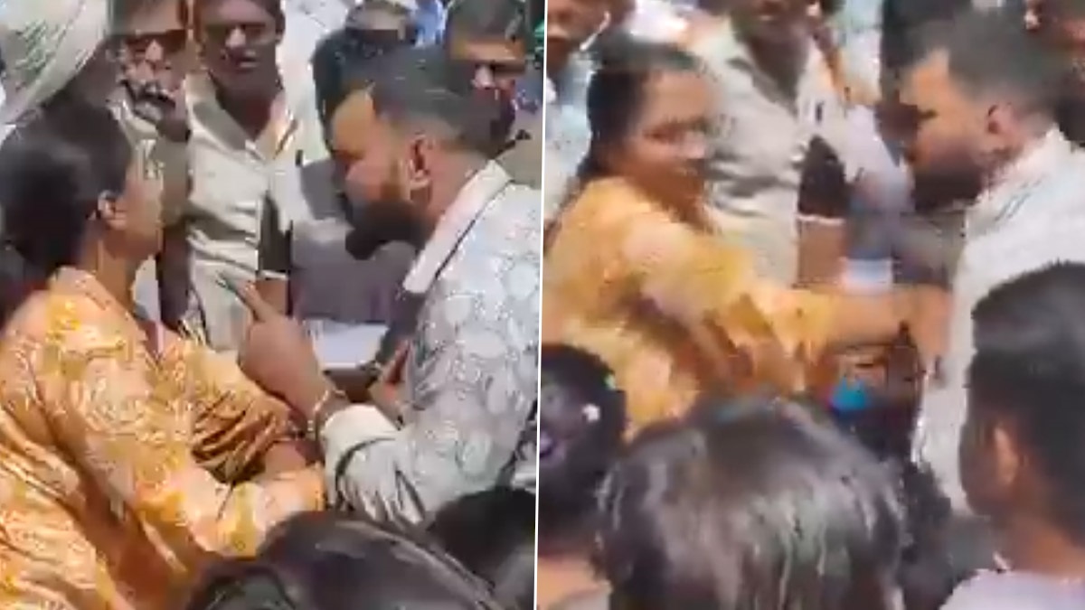 Viral Video Of Couple: 'মুখ বন্ধ', বাস স্ট্যান্ডে প্রেমিককে হাতের কাছে পেয়ে একটানা পরপর চড় তরুণীর, দেখুন ভাইরাল ভিডিয়ো