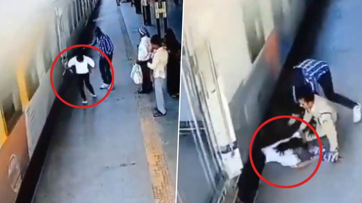 Viral Video Of Teenage Girl: চলন্ত ট্রেনে উঠার চেষ্টা, পা পিছলে... 'মরণের দরজা' থেকে ফিরল কিশোরী, দেখুন