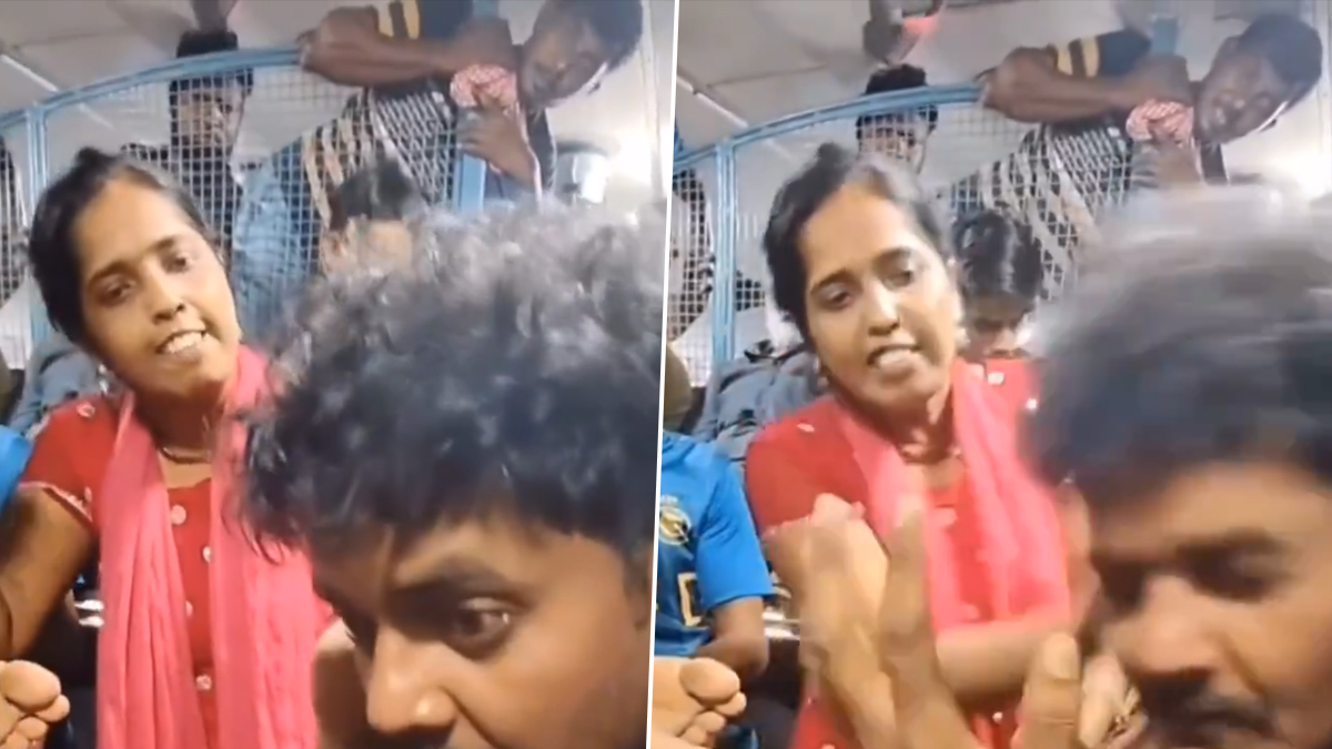 Train Viral Video: 'মনে রাখিস আমি ওড়িশার মেয়ে' ট্রেনের ভিড় কামরায় সহযাত্রীকে একের পর এক ঘুষি তরুণীর, ভাইরাল ভিডিয়ো