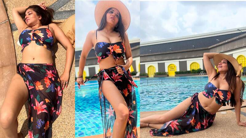 Jhuma boudi hot look:  পুলসাইড গ্ল্যামারে মন কাড়লেন মোনালিসা। ঝুমা বৌদির হট লুকে তোলপাড়