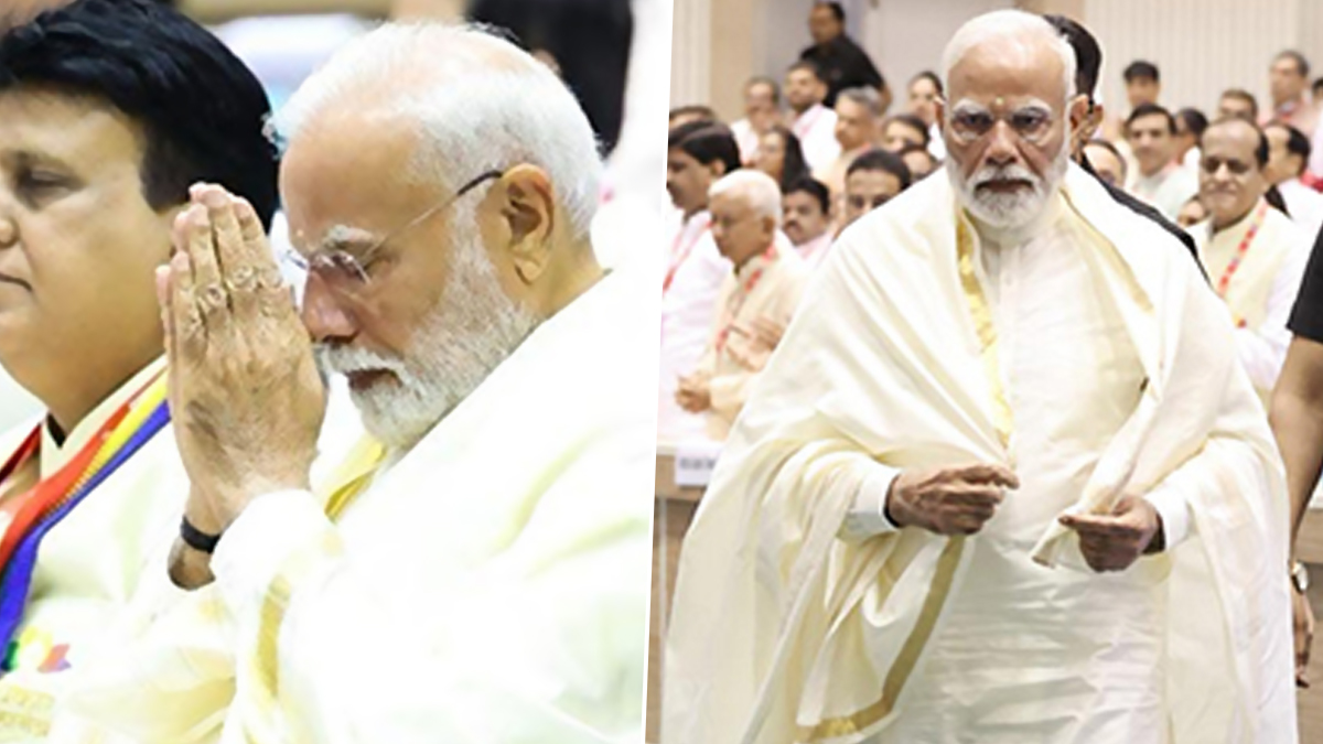PM Narendra Modi: 'শিকড় ভোলা যাবে না' খালি পায়ে নভকর মহামন্ত্রের মঞ্চে মোদী