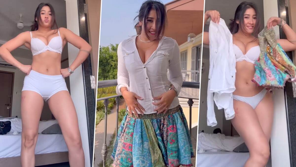 Sofia Ansari's Sexy Video: অন্তর্বাস পরে ক্যামেরার সামনে পোশাক বদলে ফেললেন সোফিয়া আনসারি, দেখুন ভাইরাল ভিডিয়ো