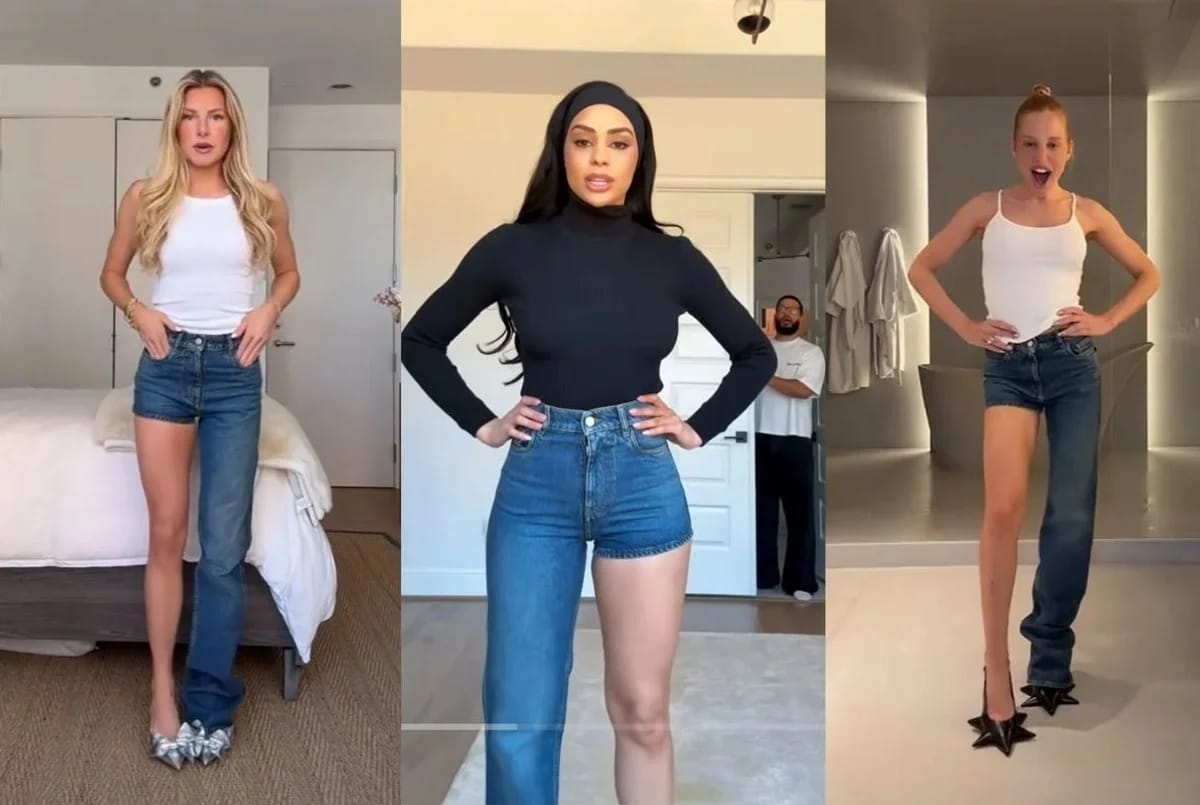 Fashion: One-Legged Jeans: এক পা ফুল, এক পা হাফ—নতুন ফ্যাশনের ঝড়!