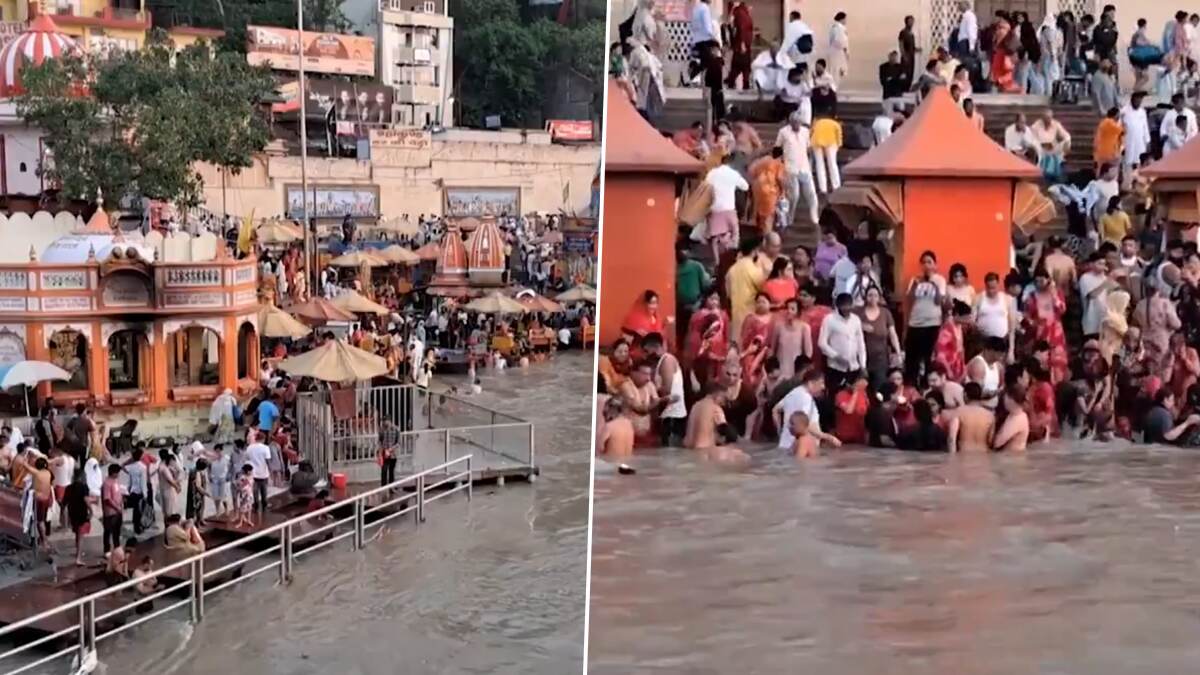 Somvati Amavasya: সোমবতী অমাবস্যায় গঙ্গা স্নানে বিপুল সংখ্যক মানুষের ঢল