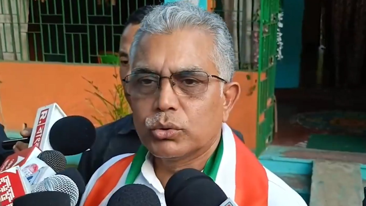 Dilip Ghosh On Teachers Protest: তৃণমূল সরকারের দিন ঘনিয়ে এসেছে, সেই কারণেই আতঙ্কিত ; বললেন দিলীপ ঘোষ