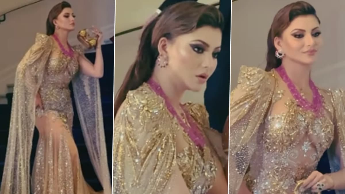 Urvashi Rautela: হোটেলের সিঁড়ির পথ আটকে পোশাক বিছিয়ে উর্বশীর ফটোশুট, ওঠানামা করতে গিয়ে বিব্রত অতিথিরা, দেখুন