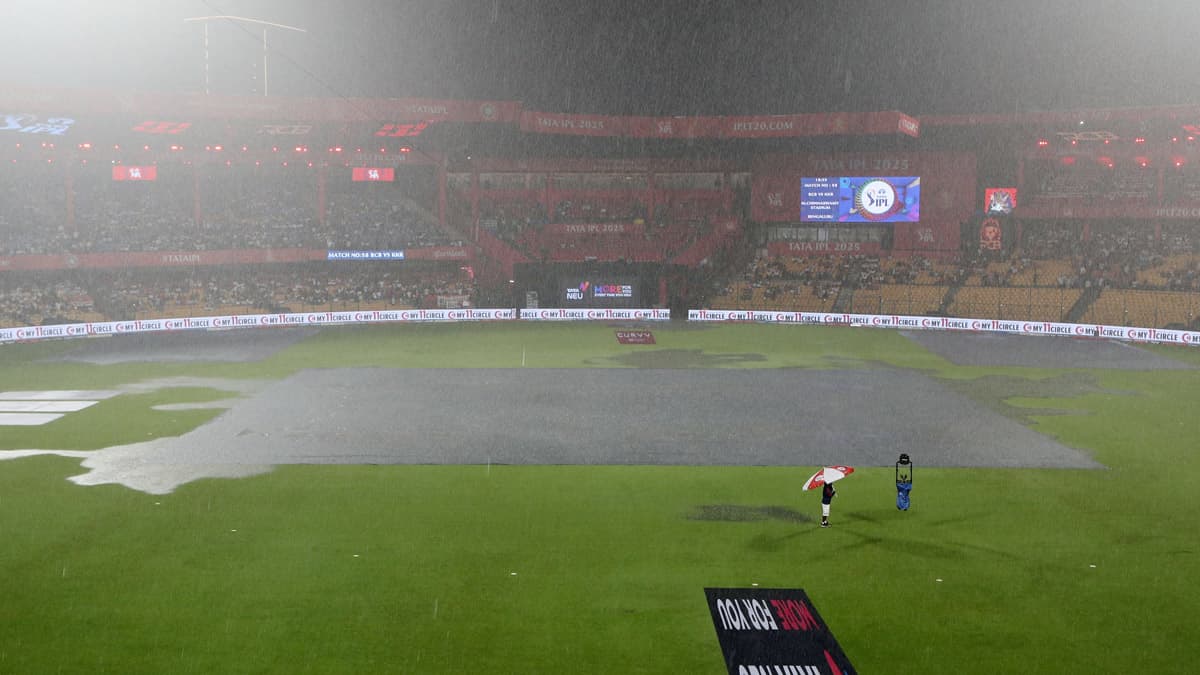 RCB vs KKR: বেঙ্গালুরুর বৃষ্টিতে পরিত্যক্ত নাইটদের বিরাট ম্যাচ, সরকারীভাবে বিদায় গতবারের চ্যাম্পিয়ন কলকাতার
