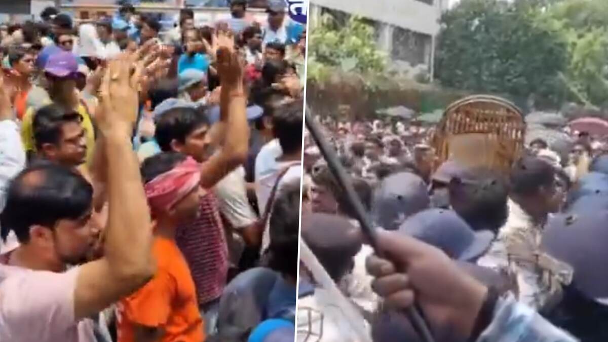 Teachers Protest In Kolkata: বিকাশ ভবনে উত্তেজনা! ২০১৬ সালের এসএসসি চাকরিহারা শিক্ষকদের সঙ্গে পুলিশের সংঘর্ষ, গেট ভেঙে স্লোগান বিক্ষোভকারীদের