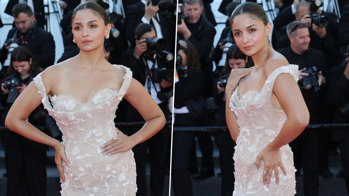 Alia Bhatt at Cannes 2025: কানের মঞ্চে আলিয়ার অভিষেক, অফ-শোল্ডার বডিকন গাউনে প্রথমবার লাল গালিচায় পা রাখতেই প্রশংসার ঝড়