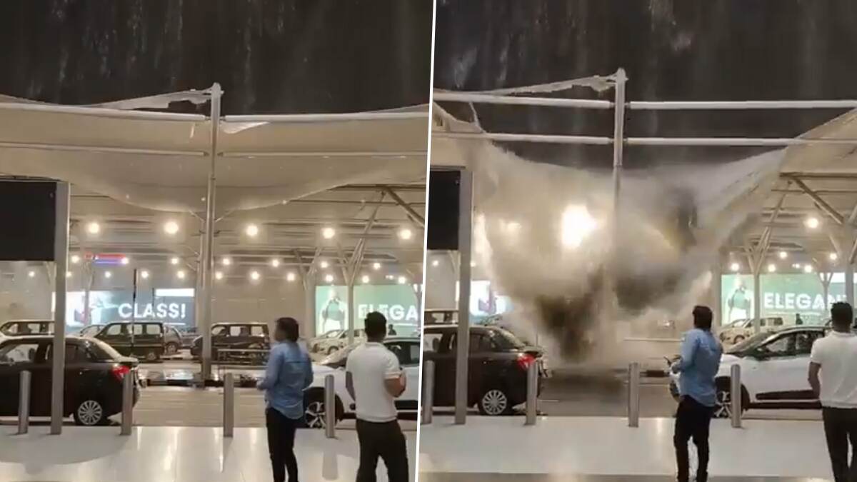 Delhi Rains: ঝড়বৃষ্টির তাণ্ডবে বিপর্যস্ত রাজধানী, ভেঙে পড়ল দিল্লি বিমানবন্দরের শৌখিন ছাউনি, দেখুন