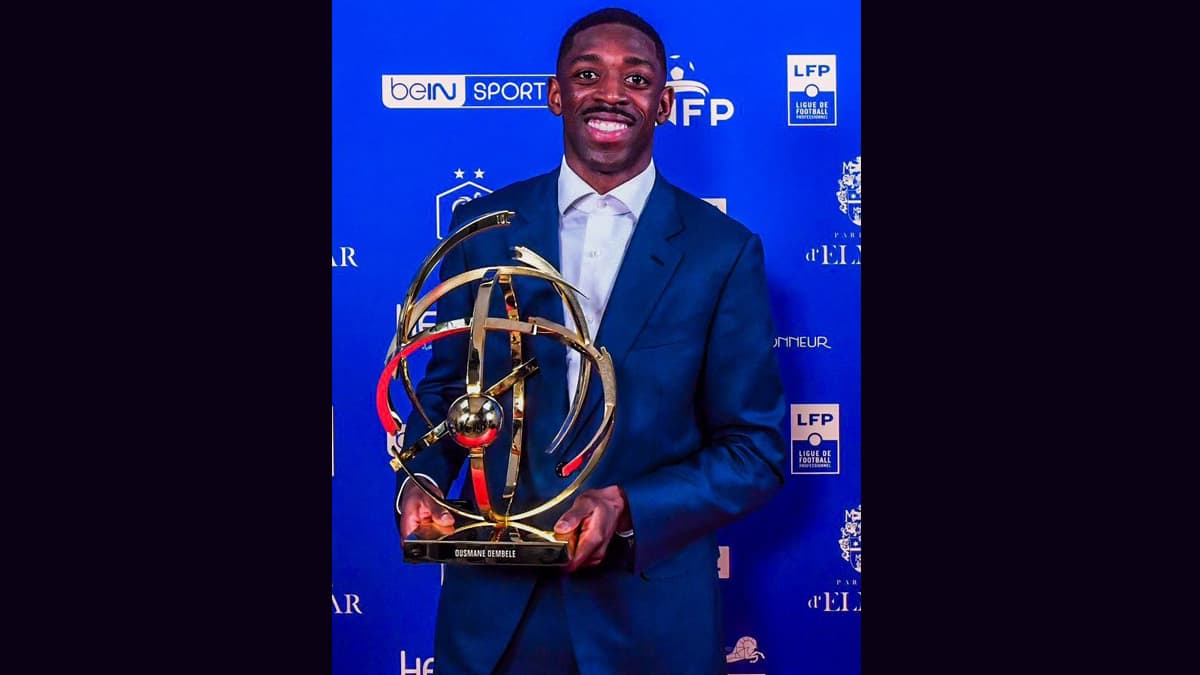 Ligue 1 Player of the Season: লিগ ওয়ান-এর বর্ষসেরা খেলোয়াড় হিসেবে মনোনীত হলেন প্যারিস সেন্ট-জার্মেইর ফরোয়ার্ড উসমান ডেম্বেলে
