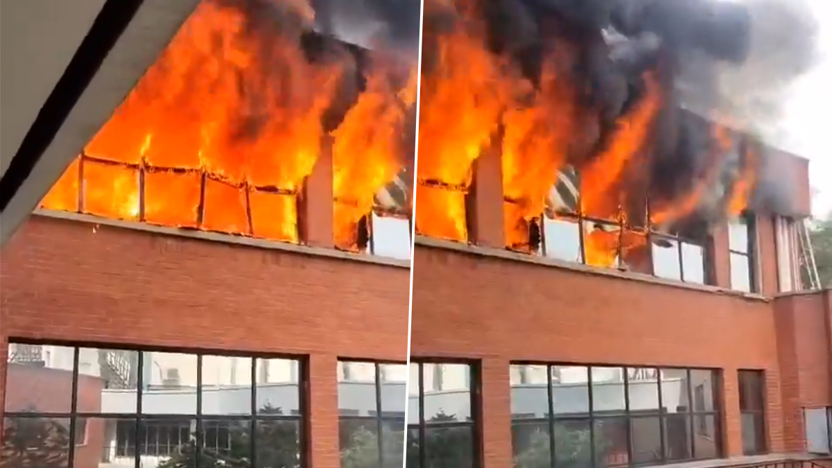 Massive Fire At The Guru Govind Singh College Library: দিল্লির শ্রী গুরু গোবিন্দ সিং কলেজ অফ কমার্সের লাইব্রেরিতে ভয়াবহ আগুন, হতাহতের খবর নেই