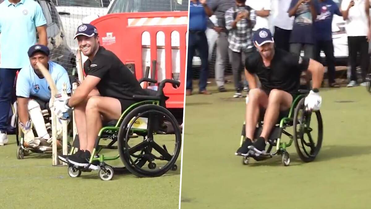 AB de Villiers joins Mumbai Wheelchair Cricket Team: দেখুন, মুম্বই দলের সাথে হুইলচেয়ার ক্রিকেট খেলে ভক্তদের মুগ্ধ করলেন এবি ডি ভিলিয়ার্স