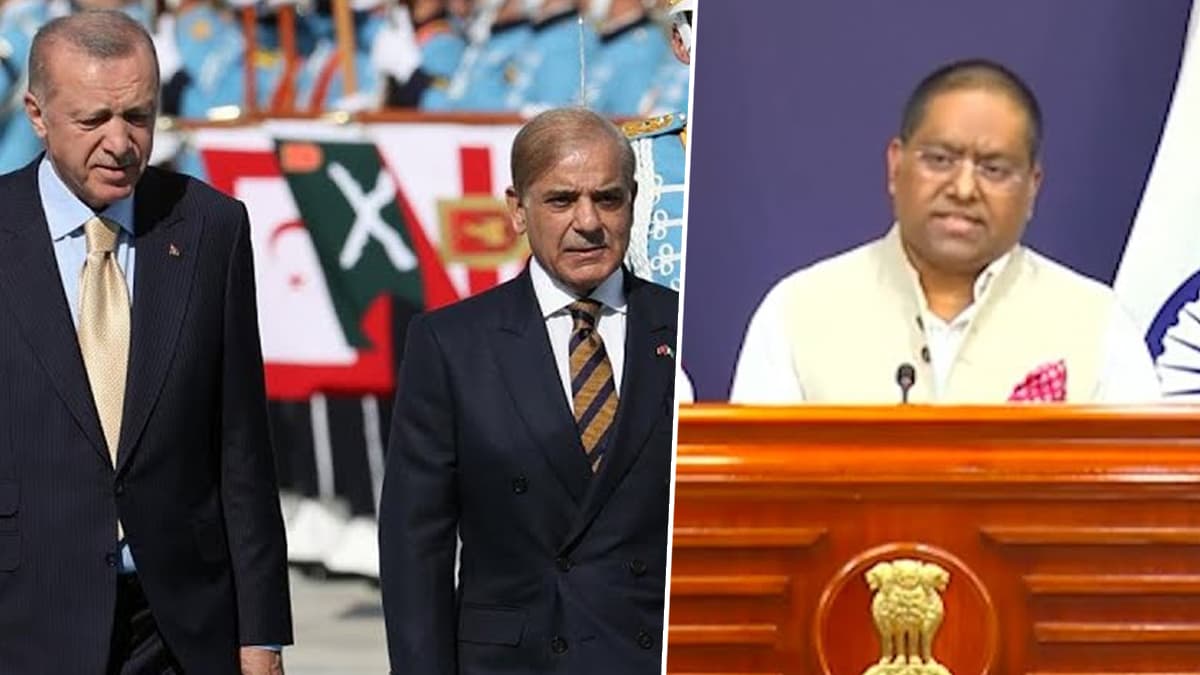 Foreign Ministry Sends Strong Message To Turkey: সন্ত্রাসবাদ প্রশ্নে তুরস্ককে কড়া বার্তা দিল বিদেশ মন্ত্রক,সেলেবি এভিয়েশন নিয়ে অবস্থান স্পষ্ট জয়সওয়ালের (দেখুন ভিডিও)