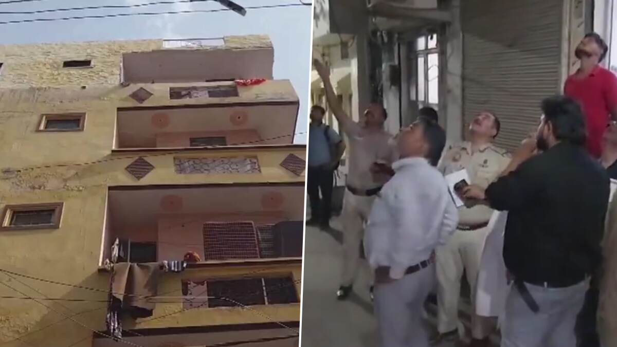 Delhi: দিল্লিতে বিপজ্জনকভাবে হেলে পড়েছে ৪-তলা বাড়ি, ভয়ে স্থানীয়রা; বাড়ি খালি করার নোটিশ দিল পৌর বিভাগ