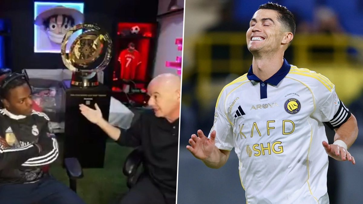 Cristiano Ronaldo in FIFA Club World Cup? ফিফা ক্লাব বিশ্বকাপে খেলতে পারেন ক্রিশ্চিয়ানো রোনালদো?  iShowSpeed-এর স্ট্রিমে ইঙ্গিত ফিফা প্রেসিডেন্টের