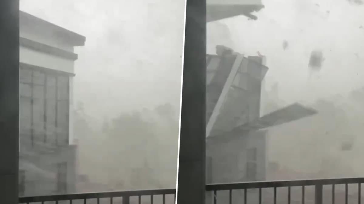 Tornado Viral Video: ঘণ্টায় ২৬৬ কিমি বেগের টর্নেডোয় তাসের মত ভাঙছে বাড়ি, দেখলে আঁতকে উঠবেন