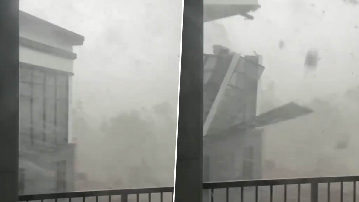 Tornado Viral Video: ঘণ্টায় ২৬৬ কিমি বেগের টর্নেডোয় তাসের মত ভাঙছে বাড়ি, দেখলে আঁতকে উঠবেন