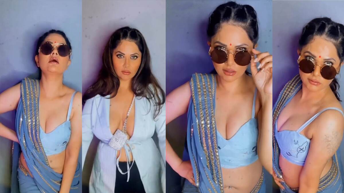Aabha Paul hot look:  ব্লাউজ থেকে বেরিয়ে আসছে স্তন। আভা পলের হট ভিডিও ভাইরাল