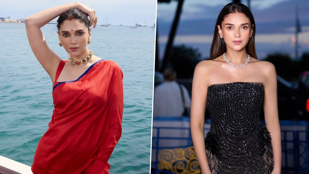 Aditi Rao Hydari In Cannes 2025: কানে অদিতি রাও হায়দরির সিঁথির লাল সিঁদূর নজর কাড়ল গোটা দেশের, দেখুন