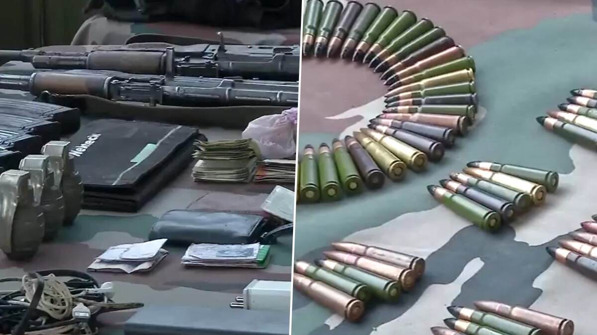 Operation Keller: দক্ষিণ কাশ্মীরে লুকিয়ে ছিল লস্কর জঙ্গিরা, টেনে বের করে খতম বাহিনীর, উদ্ধার অস্ত্রের 'ভাণ্ডার' দেখুন