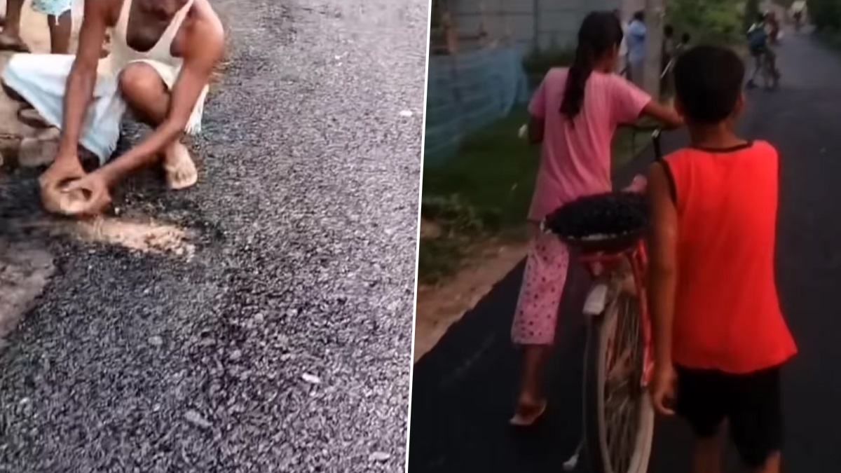 Viral Video: দিনে দুপুরে চুরি হয়ে গেল আস্ত রাস্তা, বিহারের ভাইরাল ভিডিয়ো দেখলে অবাক হয়ে যাবেন