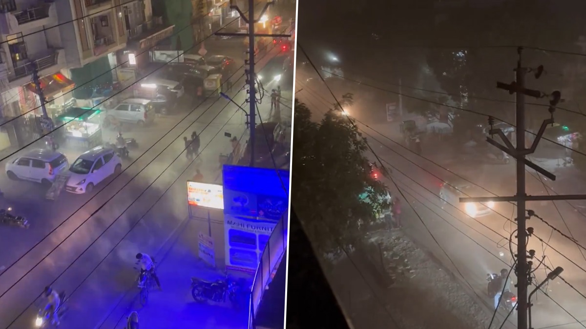 Delhi Dust Storm: ধুলো ঝড়ে ভাঙল দিল্লির মেট্রো স্টেশনের ছাদ, নয়ডার রাস্তায় উপড়ে পড়ে গাছে, দেখুন ভিডিয়ো