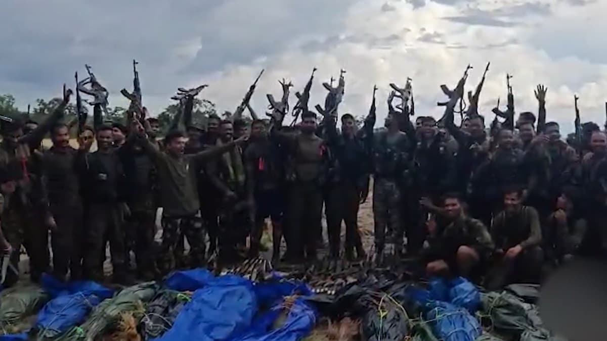 Maoist Encounter In Chhattisgarh: ২৭ মাওবাদী নিকেশের পর জওয়ানদের আনন্দ, ভাইরাল উল্লাসের ভিডিয়ো