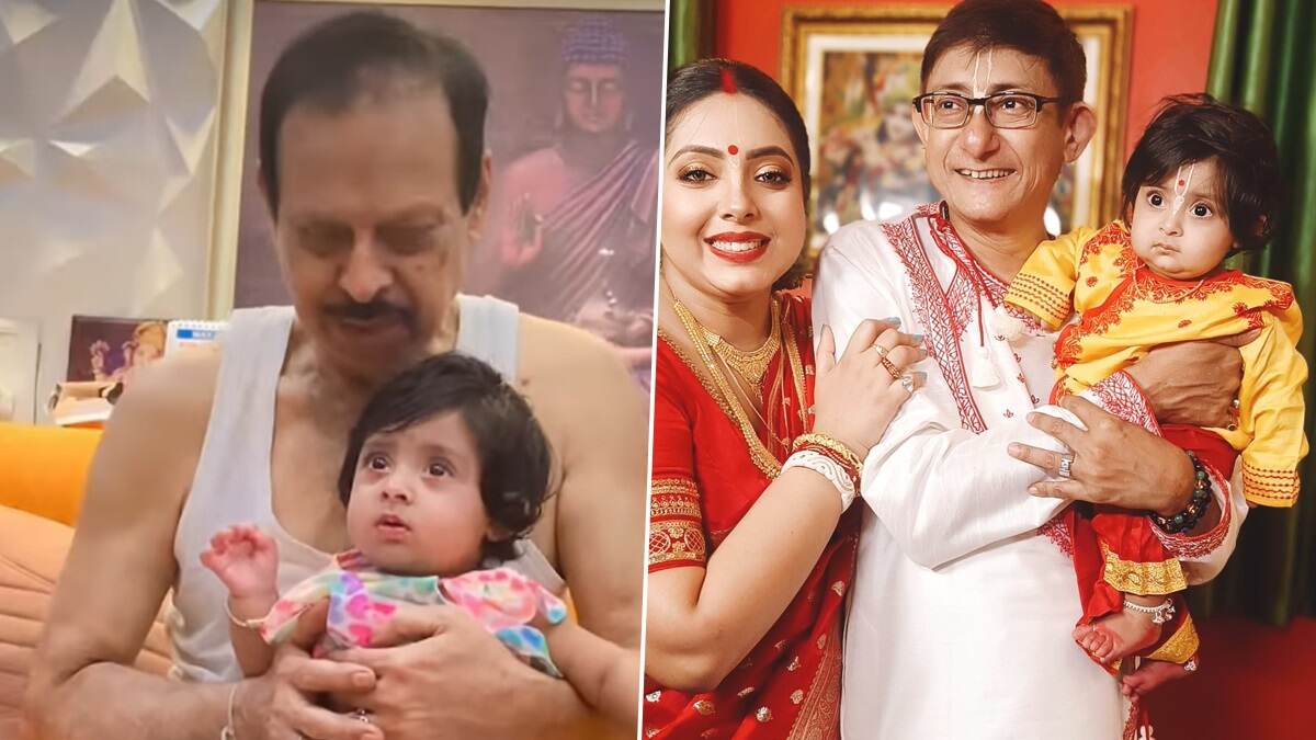 Sreemoyee Chattoraj Mullick-Kanchan Mullick: অন্নপ্রাশনের পর কালীঘাটের ভোগে মাছ মুখে দিল কাঞ্চন-শ্রীময়ী কন্যা কৃষভি, দেখুন ভিডিয়ো