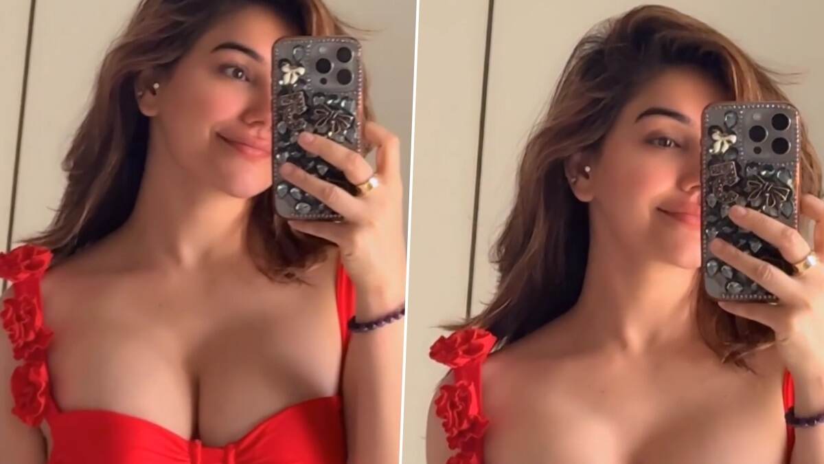 Kangna Sharma Video: 'রেড হট' কঙ্গনা, আয়না দিয়ে উঁকি দিচ্ছে শরীরের উন্মুক্ত অংশ, দেখুন ভিডিয়ো