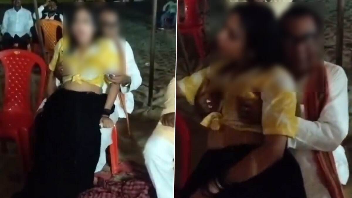 BJP Leader Babban Singh's Obscene Video: নৃত্যশিল্পীর স্তন আঁকড়ে চুম্বন, বিজেপি নেতার অশ্লীল ভিডিয়ো ভাইরাল হতেই ফাঁসানোর পালটা দাবি, দেখুন ক্লিপস
