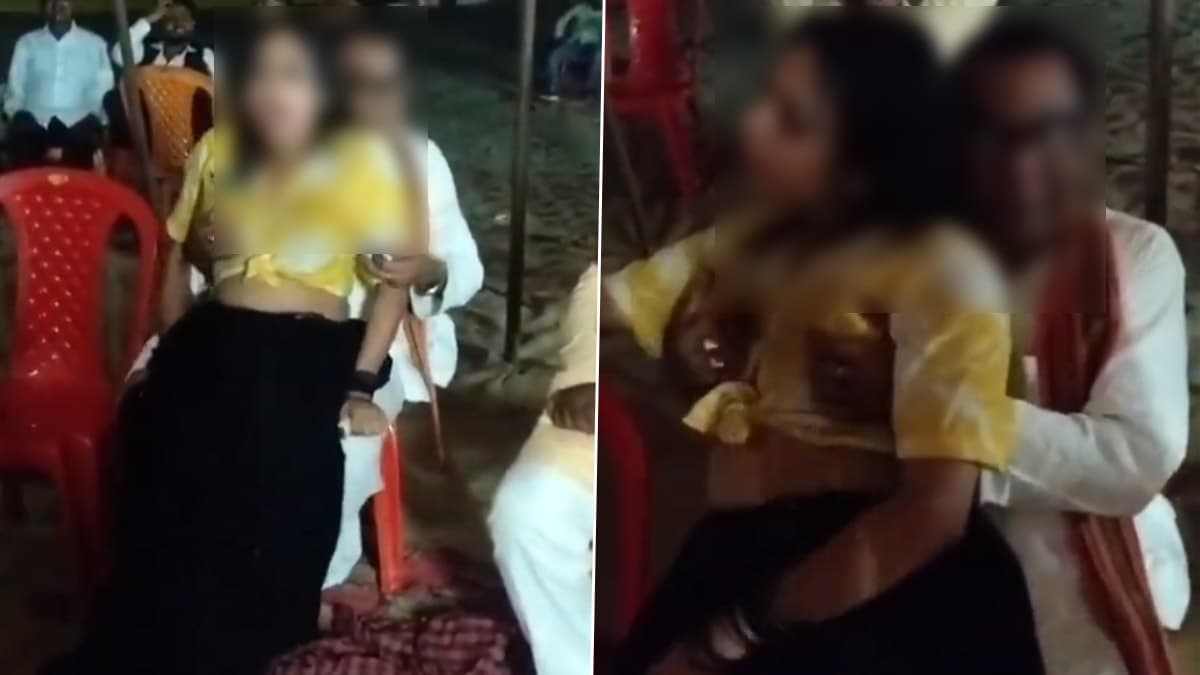 BJP Leader Babban Singh's Obscene Video: নৃত্যশিল্পীর স্তন আঁকড়ে চুম্বন, বিজেপি নেতার অশ্লীল ভিডিয়ো ভাইরাল হতেই ফাঁসানোর পালটা দাবি, দেখুন ক্লিপস