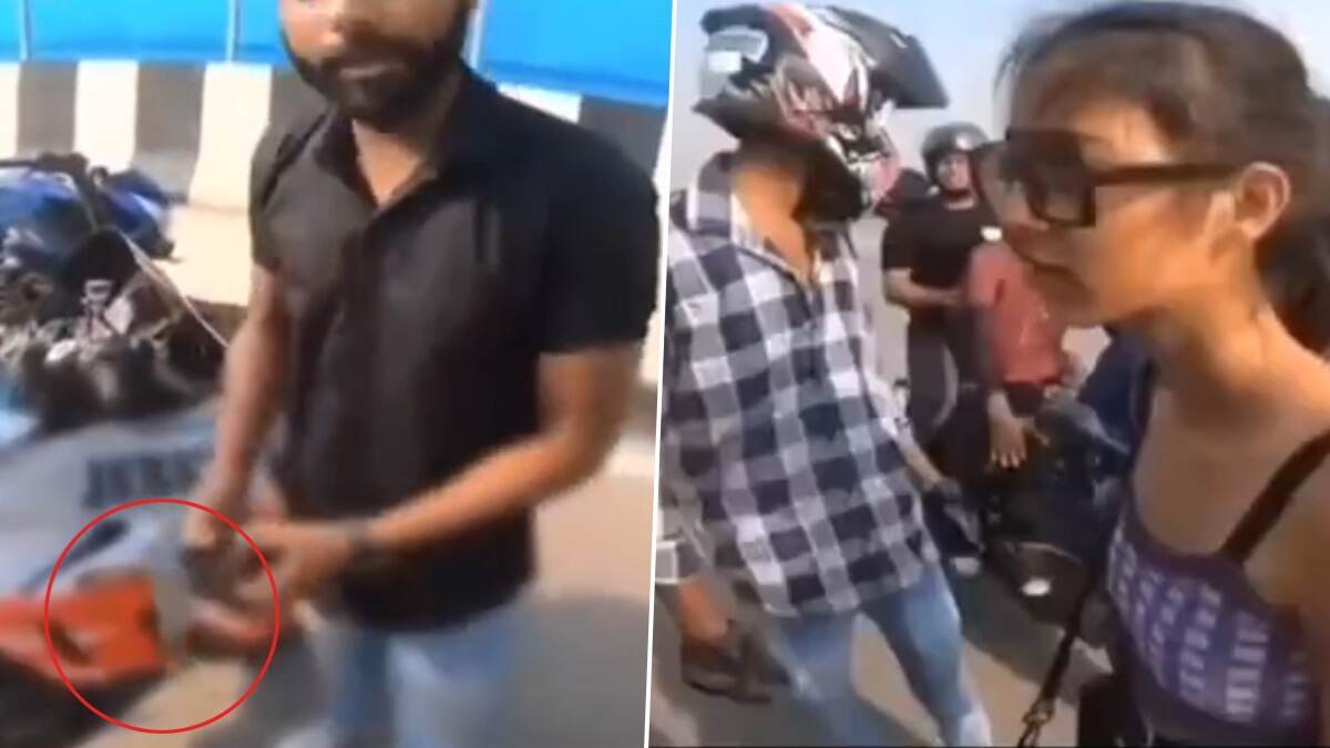 Love Triangle Viral Video: 'এক ফুল দো মালি',  প্রাক্তন প্রেমিকাকে নিজের বলে দাবি করতেই চিৎকার তরুণী, রাগের চোটে বন্দুক বের করে কেলেঙ্কারি কীর্তি যুবকের