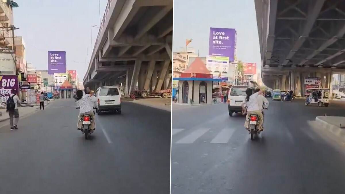 Lucknow Viral Video: চলন্ত বাইকের পিছনে বসে তরুণকে লাগাতার জুতোপেটা, ভিডিয়ো ভাইরাল হতেই শোরগোল সোশ্যাল মিডিয়ায়