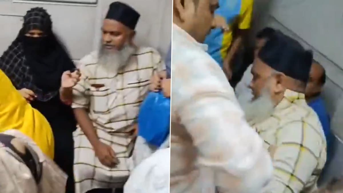 Viral Video: চলন্ত ট্রেনে 'গা জোয়ারি', মহিলা যাত্রীকে চড়, থাপ্পড়, মারধরের ভিডিয়ো ভাইরাল হতেই প্রৌঢ়ের খোঁজে তল্লাশি, দেখুন