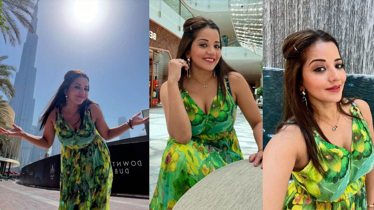 Hot Monalisa's photoshoot in Dubai: হট মোনালিসার দুবাইয়ে ফটোশুট। ছবি দেখে ভক্তদের হৃদয় তোলপাড়
